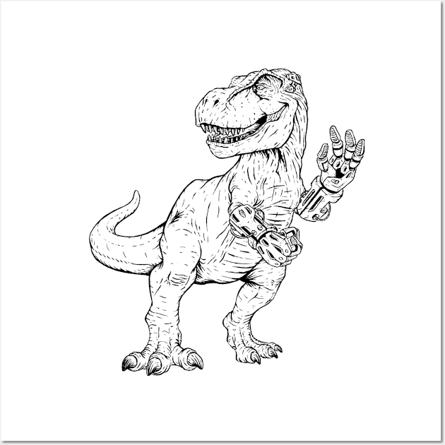 Time-Rex Wall Art by AJIllustrates